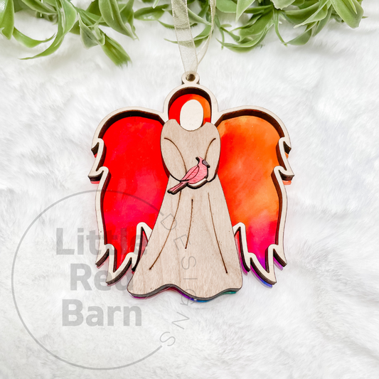 Angel Cardinal Ornament