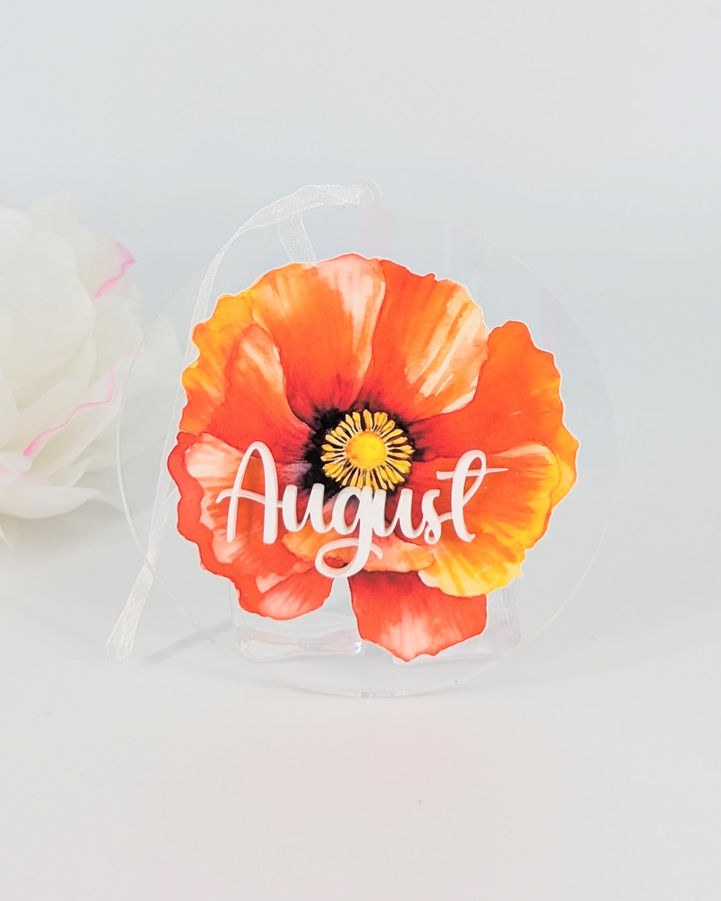 Birth Month Flower Ornaments