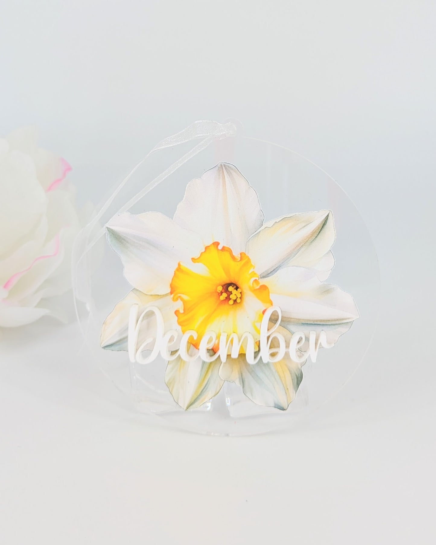 Birth Month Flower Ornaments