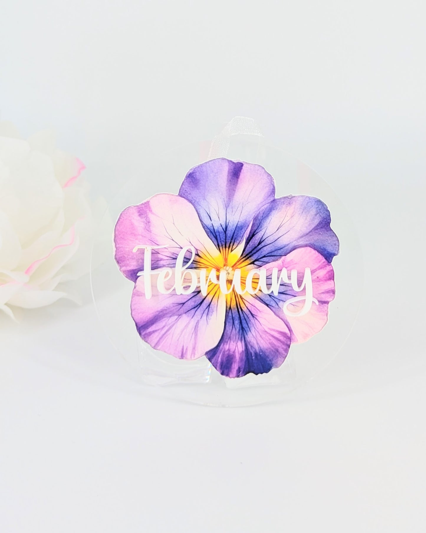 Birth Month Flower Ornaments