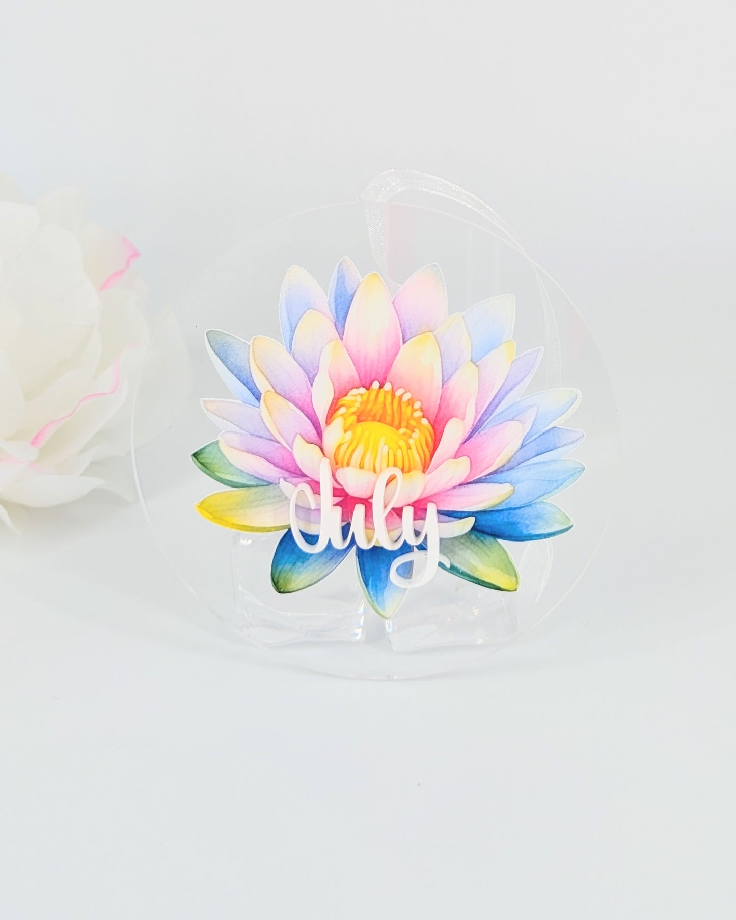 Birth Month Flower Ornaments