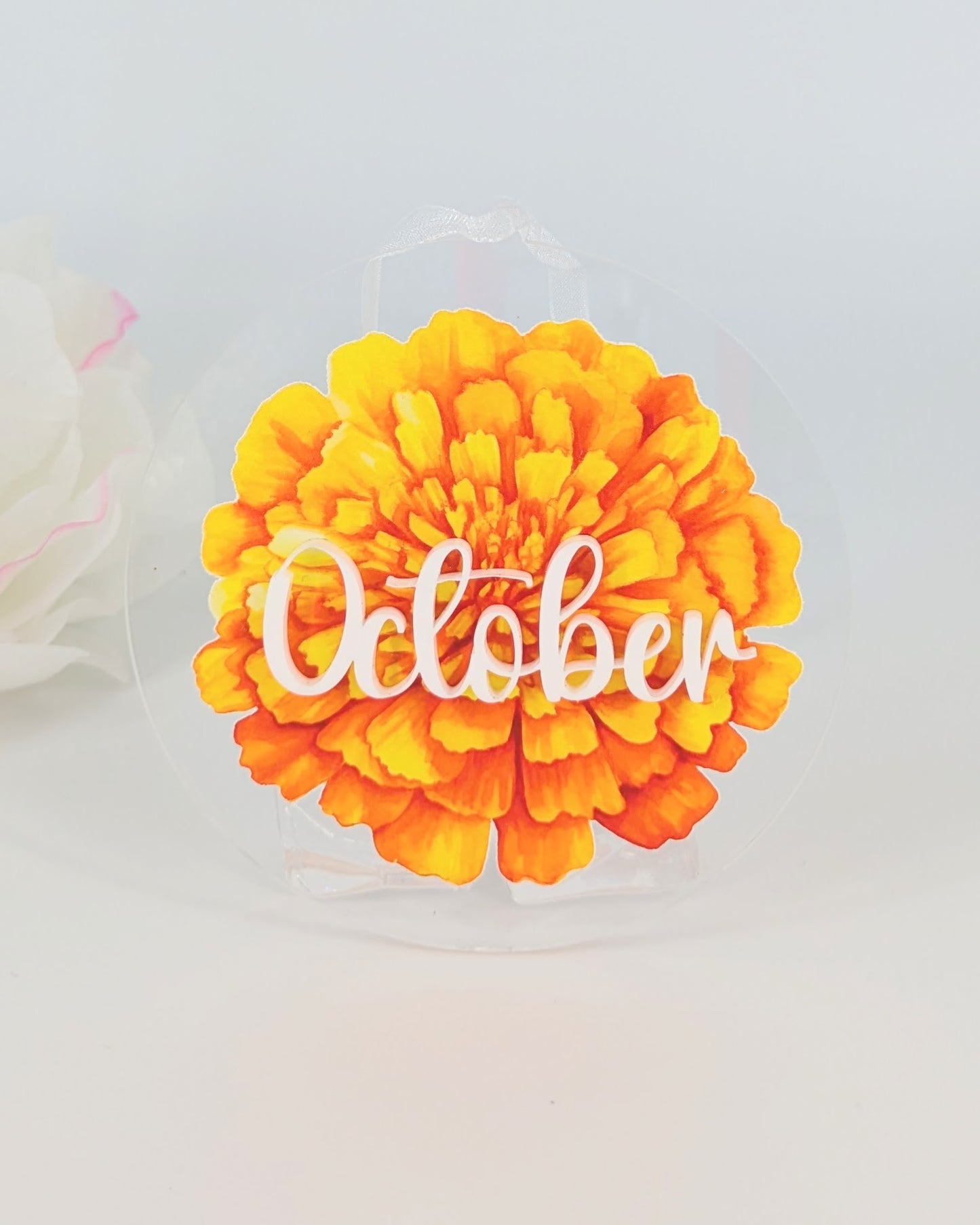 Birth Month Flower Ornaments