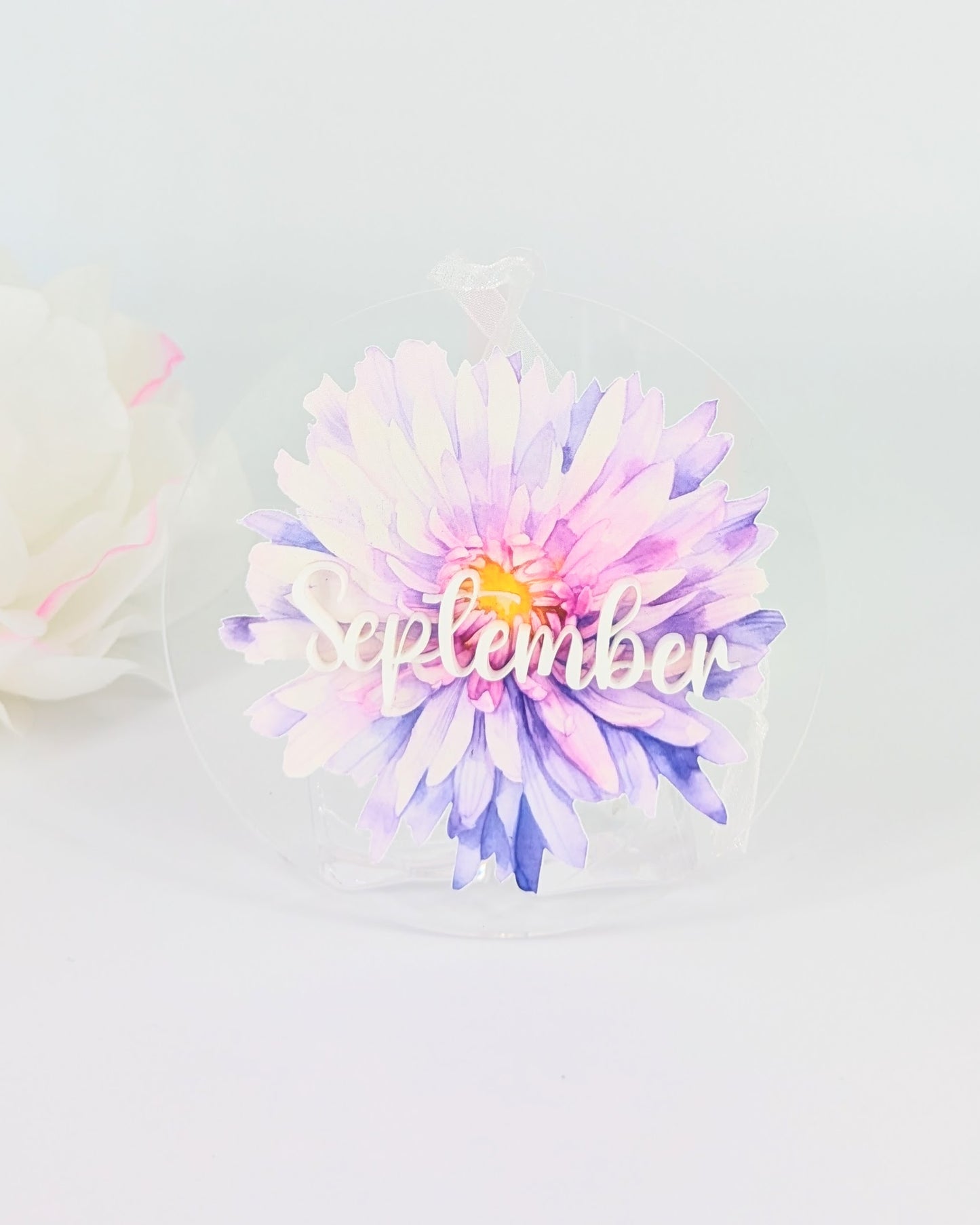 Birth Month Flower Ornaments