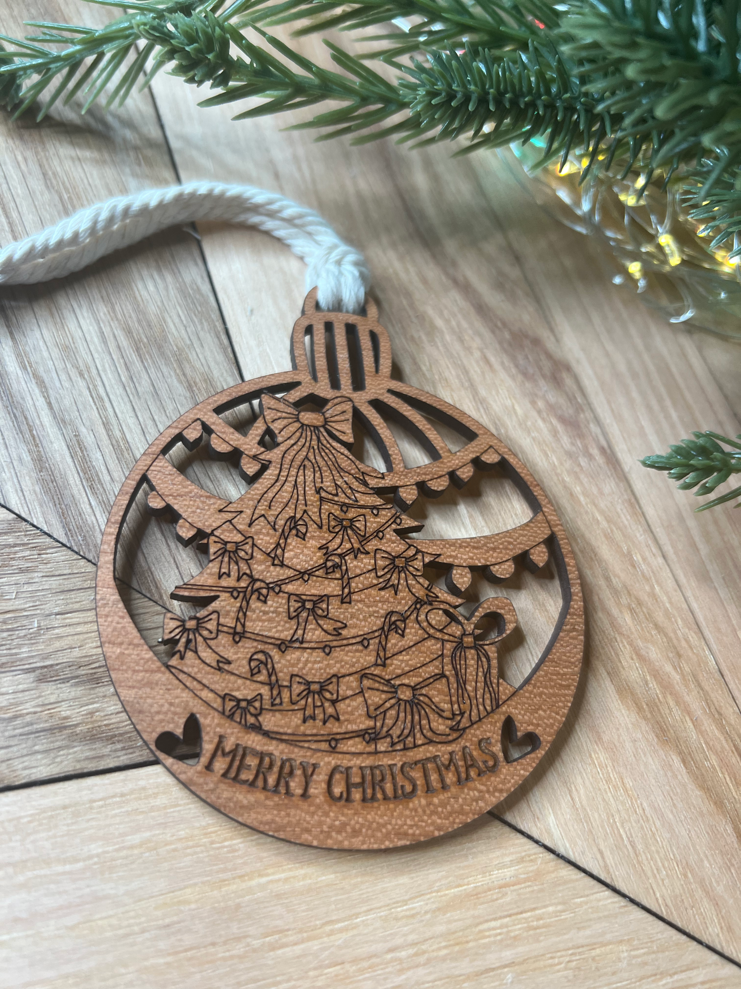 Merry Christmas Tree Ornament