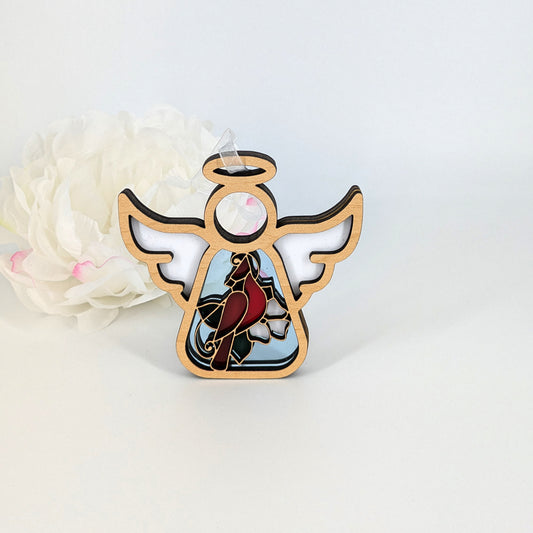 3D Angel Cardinal Ornament