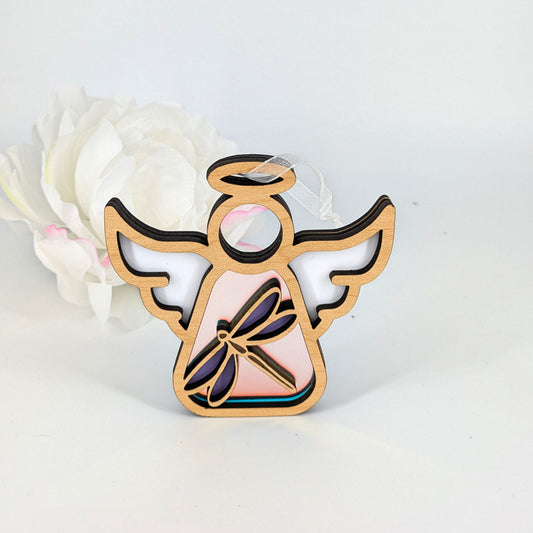 3D Angel Dragonfly Ornament