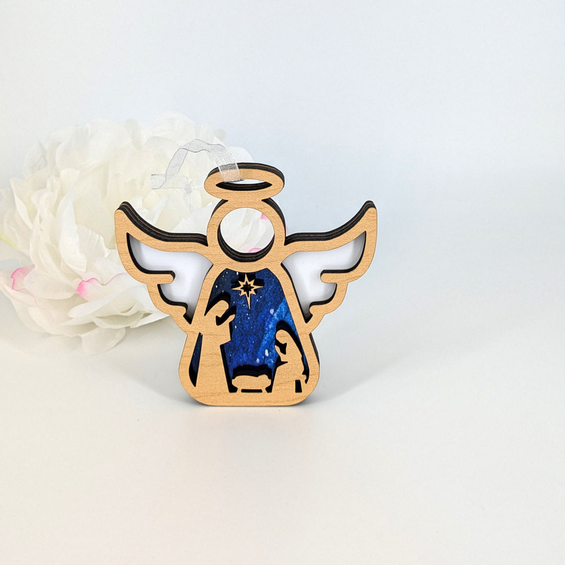 3D Angel Nativity Ornament