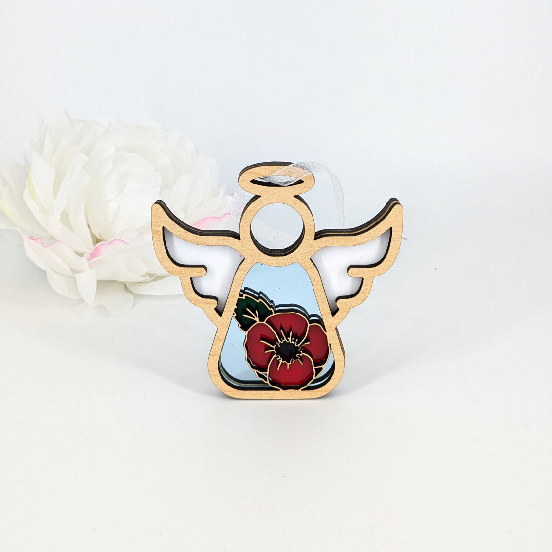 3D Angel Poppy Ornament