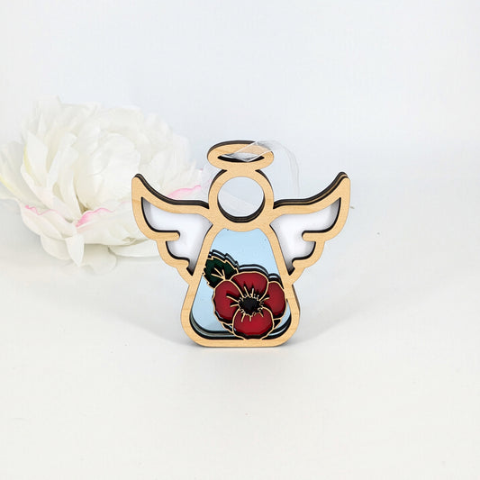 3D Angel Poppy Ornament