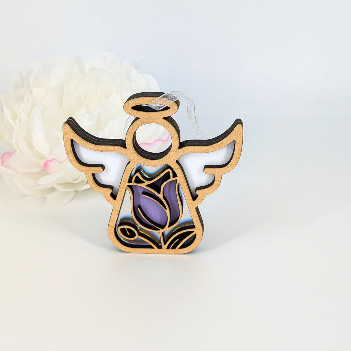 3D Angel Tulip Ornament