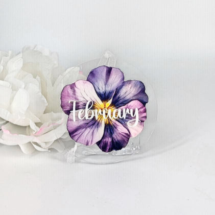 Birth Month Flower Ornaments