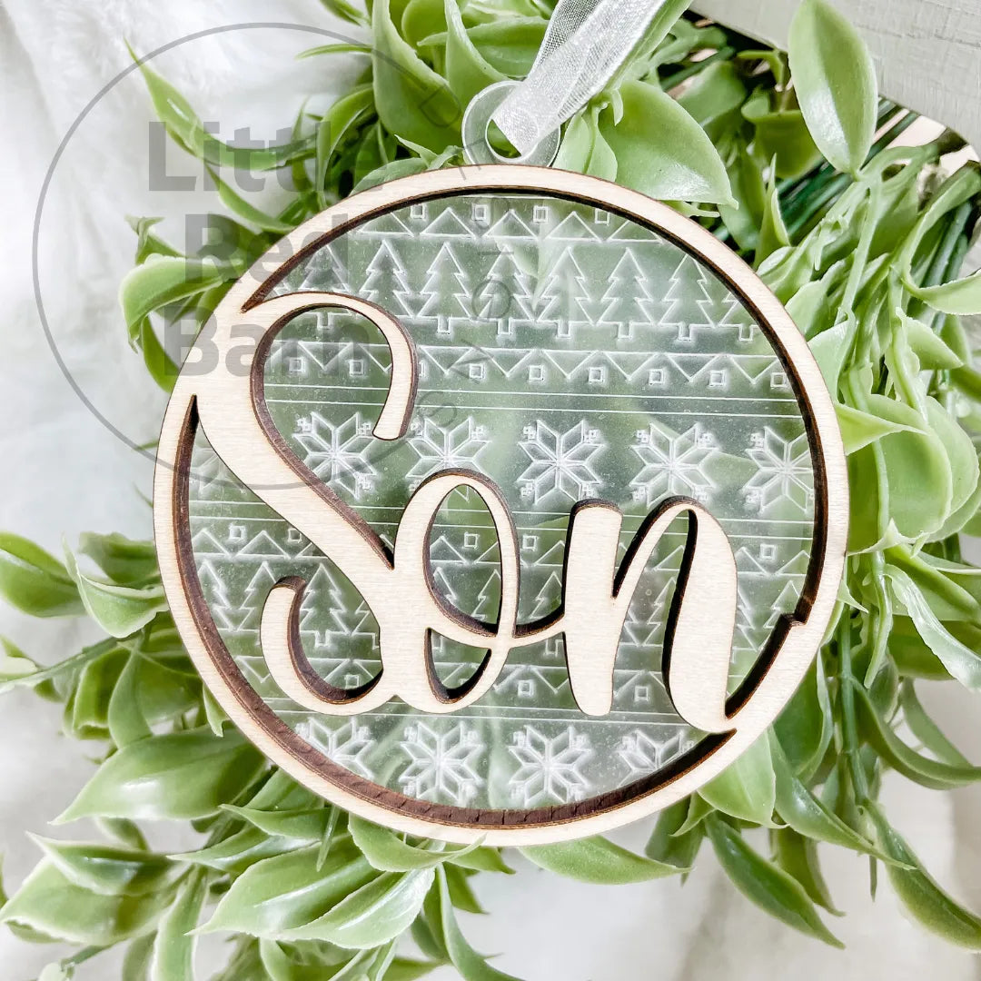 "Son" ornament